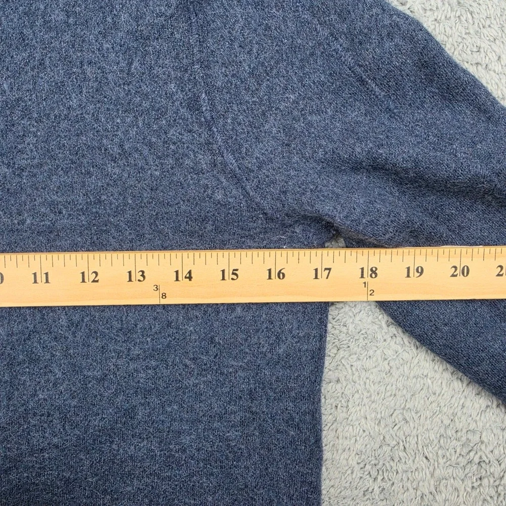 Hugo Boss Sweater Mens S Blue Virgin Wool Crewneck Long Sleeve Pullover Normcore